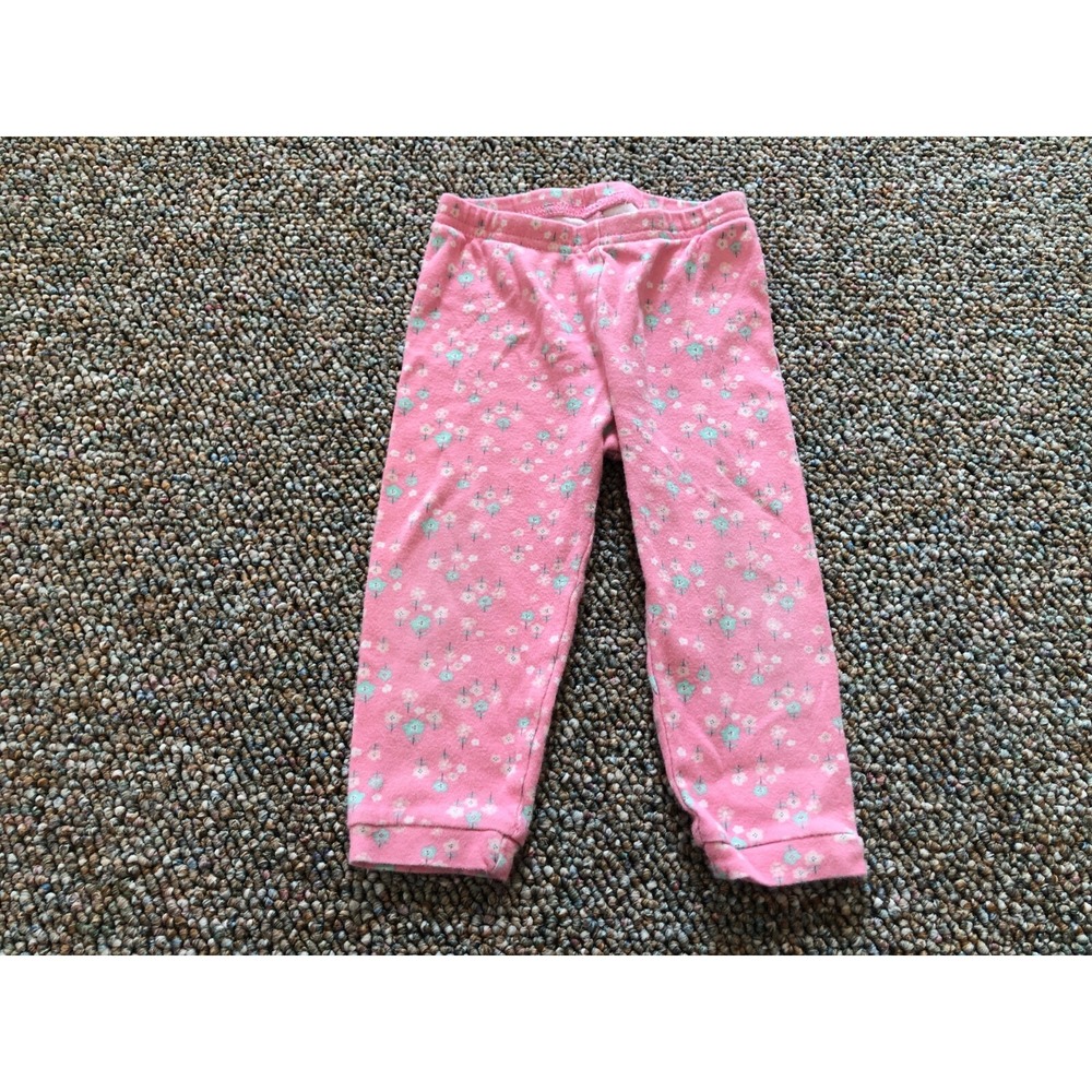 Carter's Pink Floral PJ Pants 12M